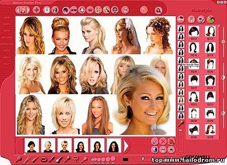<b>Программа для подбора причесок Salon Styler Pro</b> скачать бесплатно