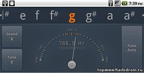 gStrings tuner