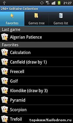 250+ Solitaire Collection (android)