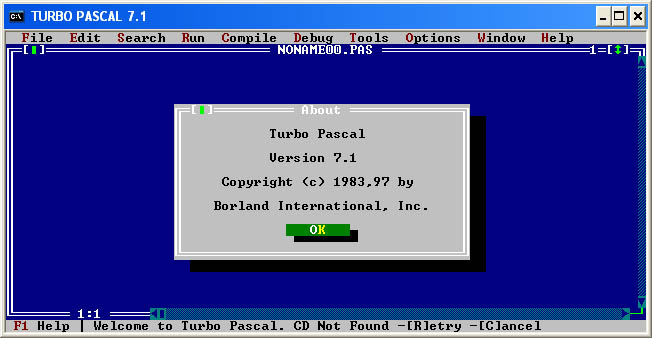 <b>TP 7.1 / Turbo Pascal 7.1</b> скачать бесплатно